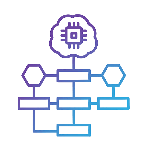 abstract icon for ai powered design centering