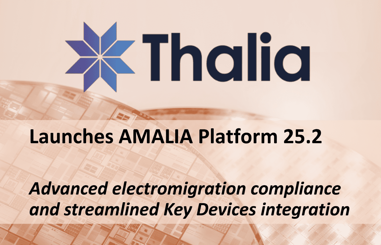 Thalia Design Automation launches AMALIA Platform 25.2