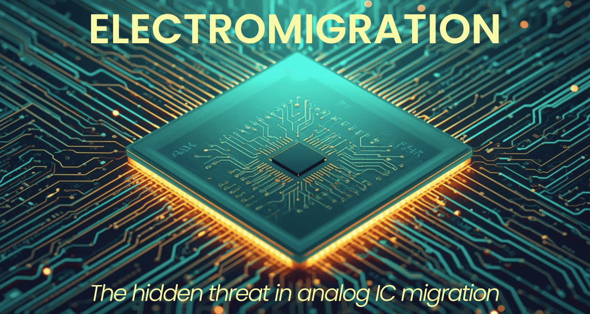 The hidden threat in analog IC migration: Why electromigration rules can make or break your next tapeout